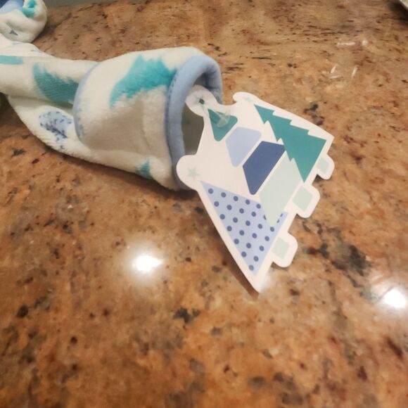 NWT Little Beginnings Tree Print Plush Bunting Pram 6-9M Unisex Hooded - Picture 13 of 15